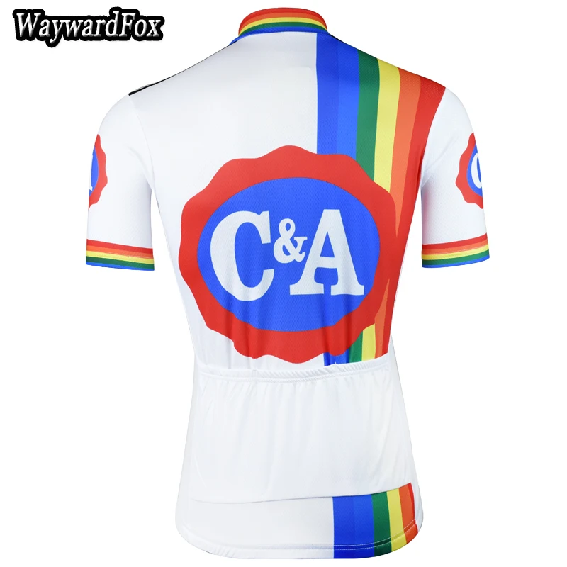 Новинка 2021 мужские белые майки для велоспорта ретро одежда с короткими рукавами