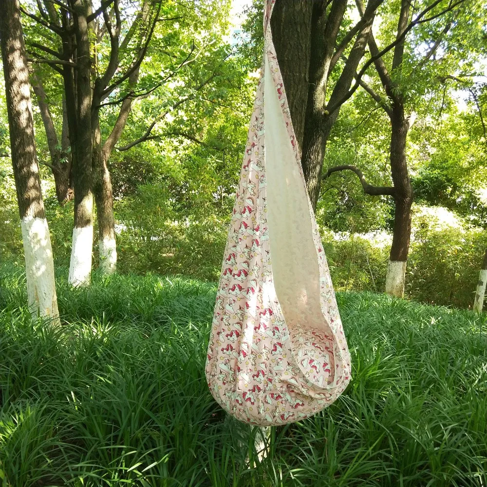 Детский гамак с единорогом садовая мебель качели стул для дома и улицы подвесное