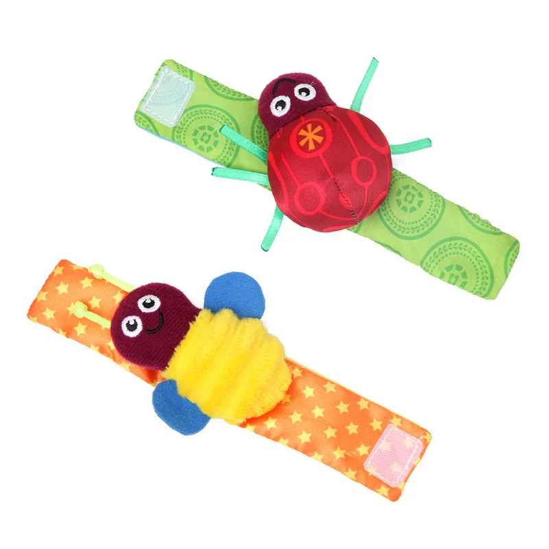 Новинка 2 шт. детские носки на запястье игрушки браслет погремушки для ног