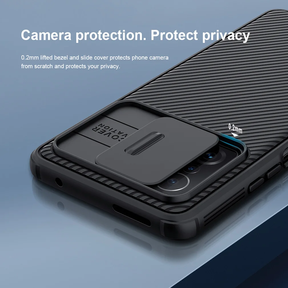 NILLKIN-funda para Xiaomi Mi 11T Mi11T Pro, cubierta trasera de lente deslizante cl&aacute;sica para Xiaomi 11T Pro c&aacute;mara de protecci&oacute;n-2