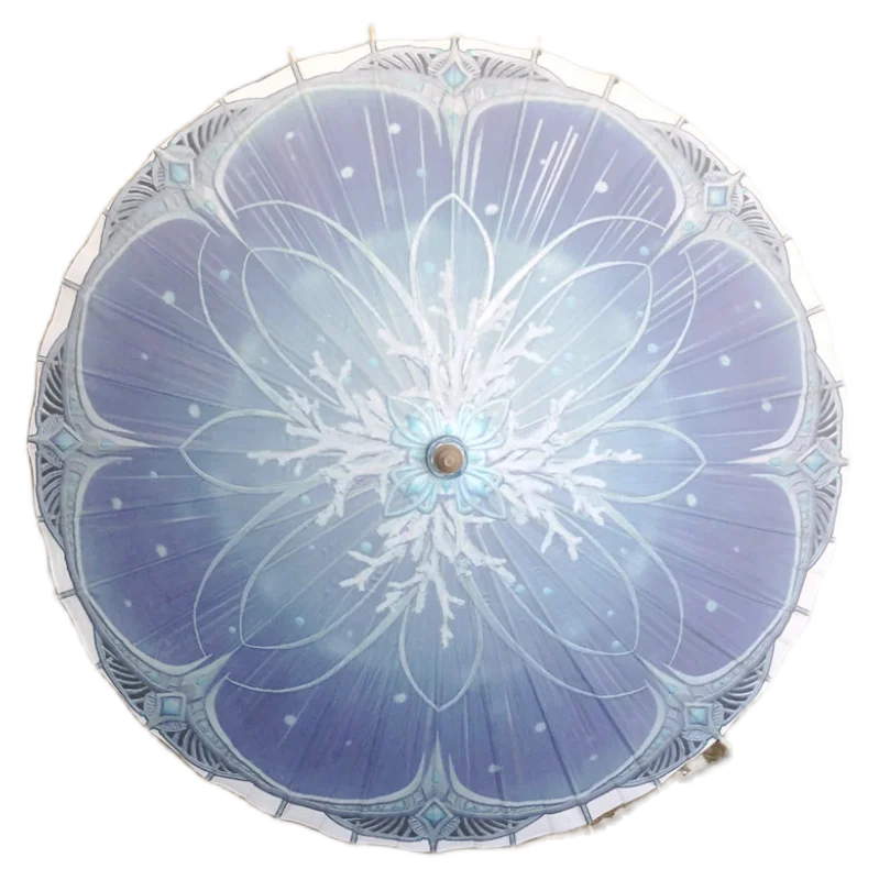 

Jx3 Penglai Sea Moon Bone Rainproof and Sun Protection Classical Handmade Tung Oil Paper Umbrella