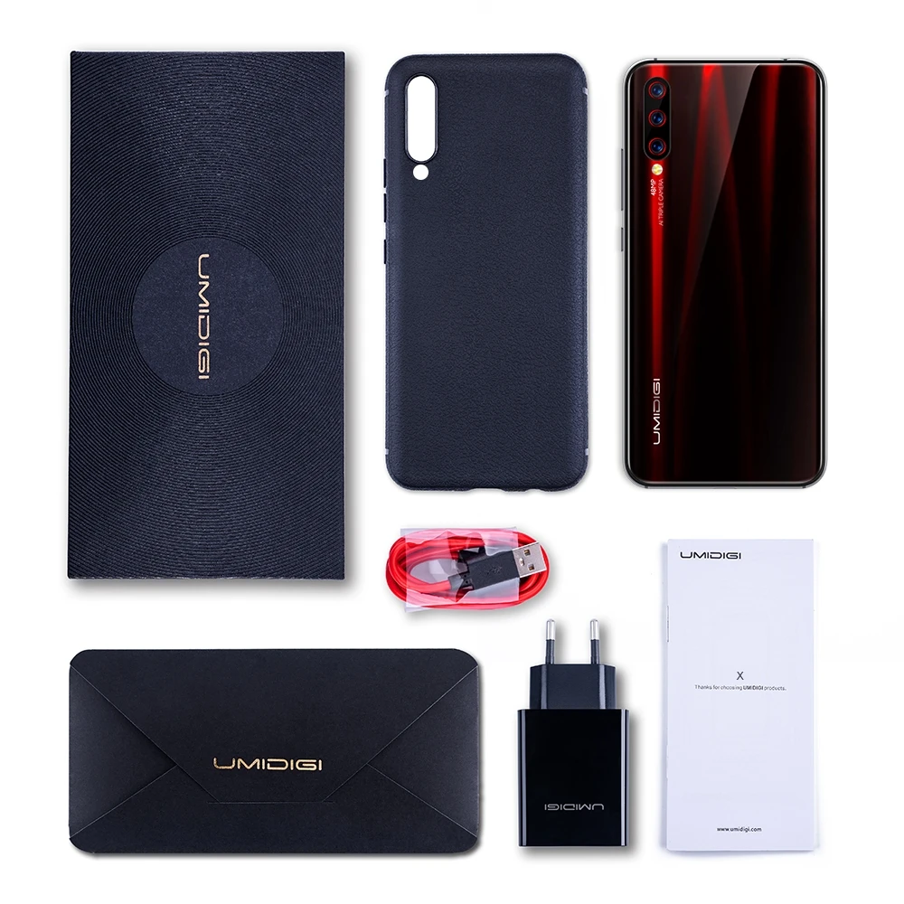 Смартфон UMIDIGI X 6 35 дюйма AMOLED тройная камера 48 МП 128 ГБ NFC Helio P60 4150 мАч|Смартфоны| |