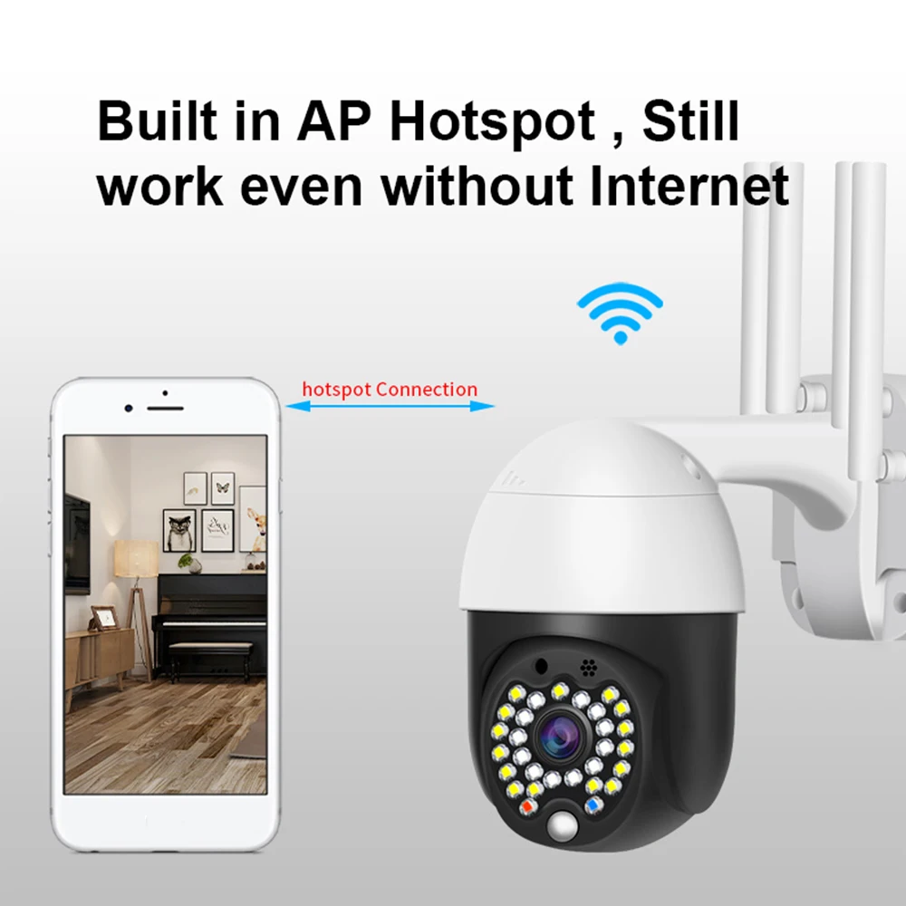 IP66 Wi Fi безопасности Камера автоматическое отслеживание/двухстороннее