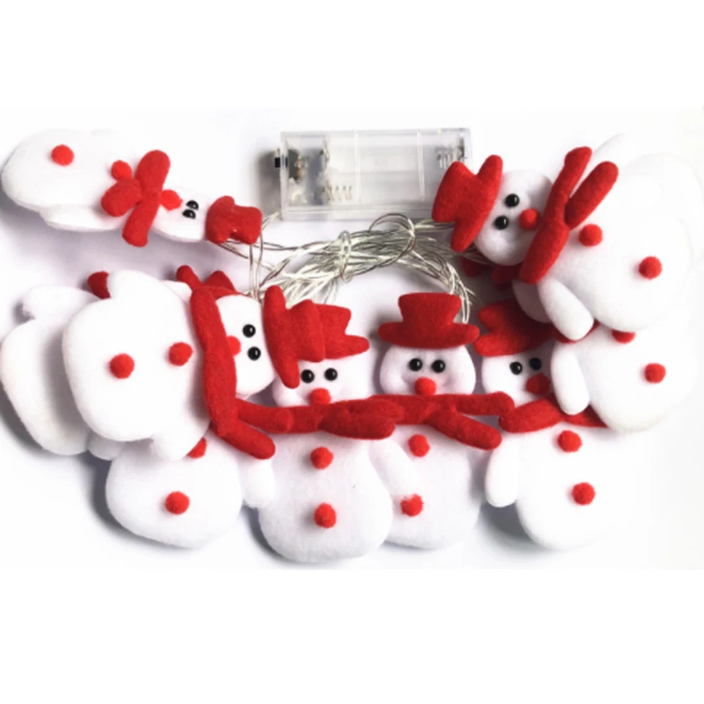 

Christmas LED Adorable String Lights Snowman Christmas Tree LED Garland String Lights Christmas Parties Exquisite Decoration