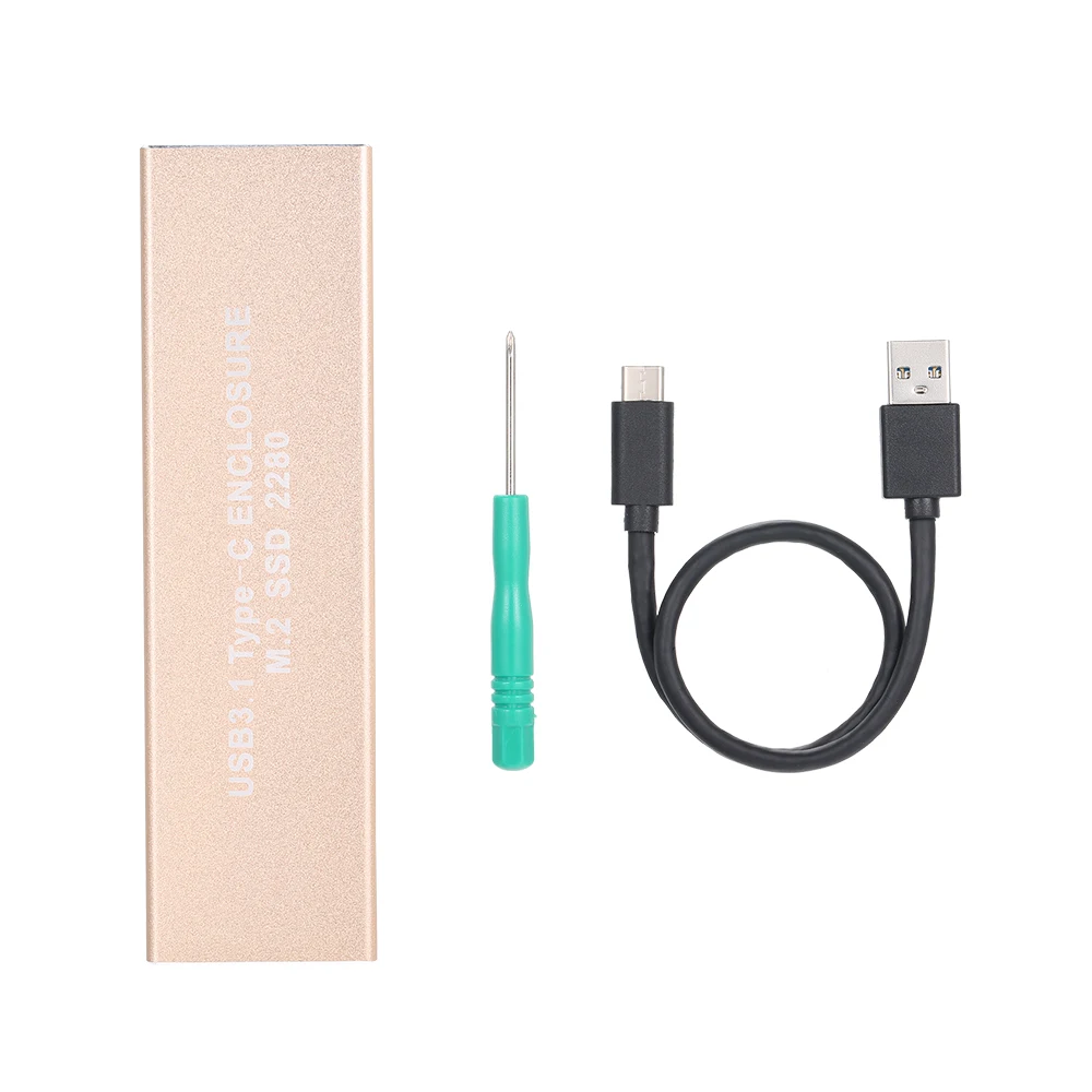 USB3.1 Type C NGFF(M.2) SSD корпус 10 Гбит/с быстрая передача данных Портативный внешний