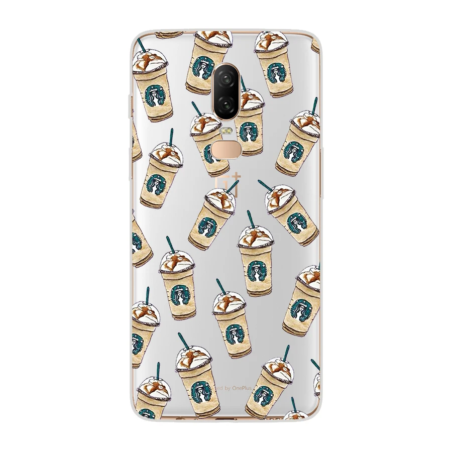 Ciciber мультфильм смешная еда Макарон для Oneplus 6 6T 5 T Мягкие Силиконовые телефонные