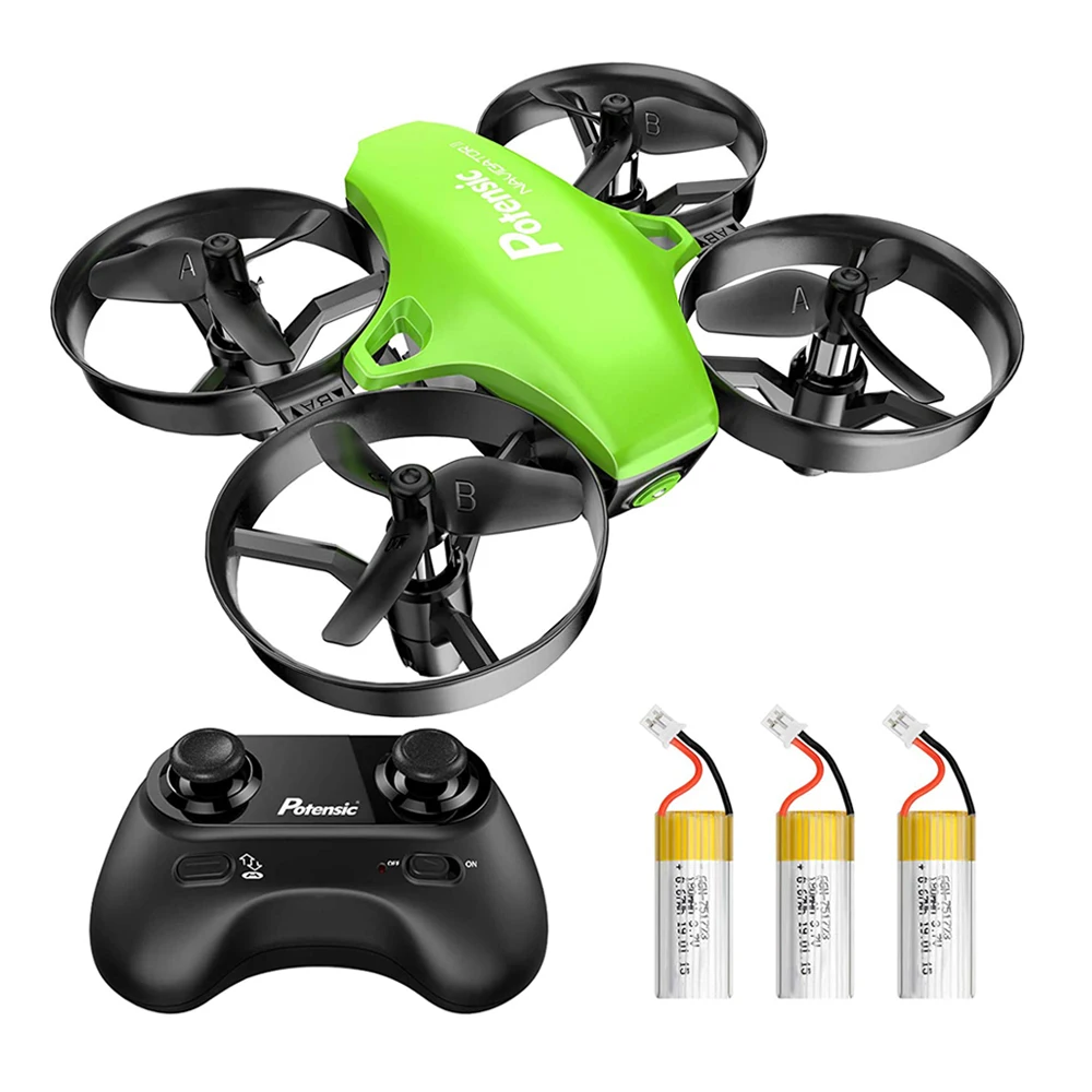 Potencisic-Mini Dron de Control remoto para niños, cuadricóptero pequeño para...