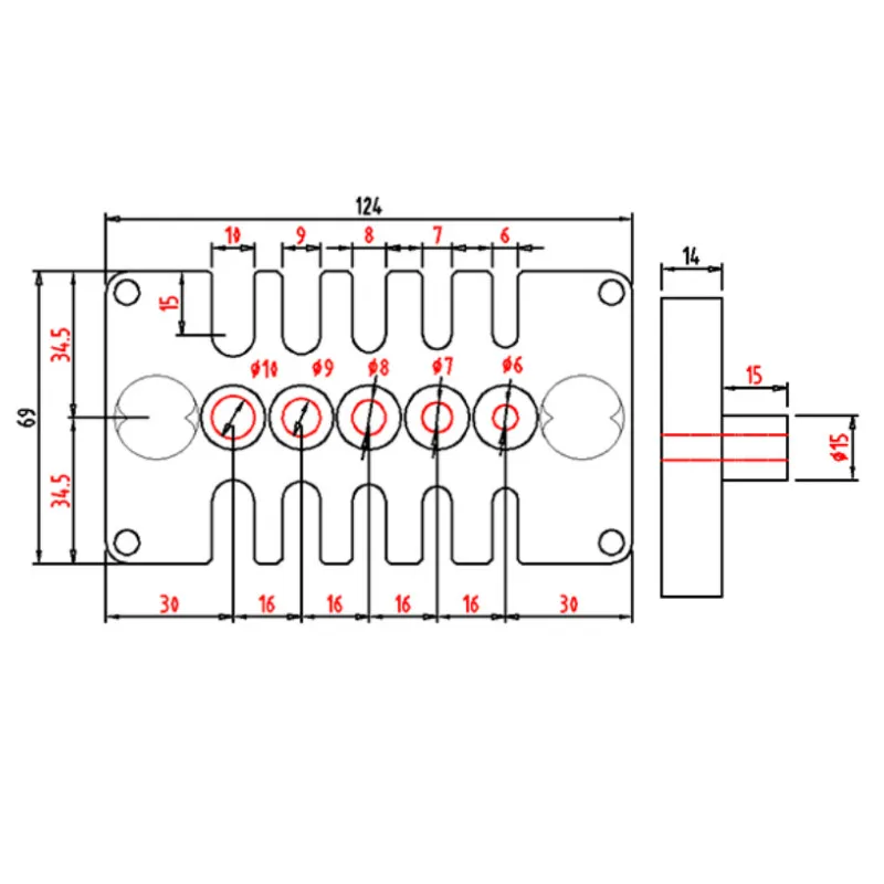 

Aluminium Alloy 3 In 1 Punch Locator Woodworking Hole Opener Pocket Hole Jig Tenon Hole Doweling Jig Woodworking Puncher