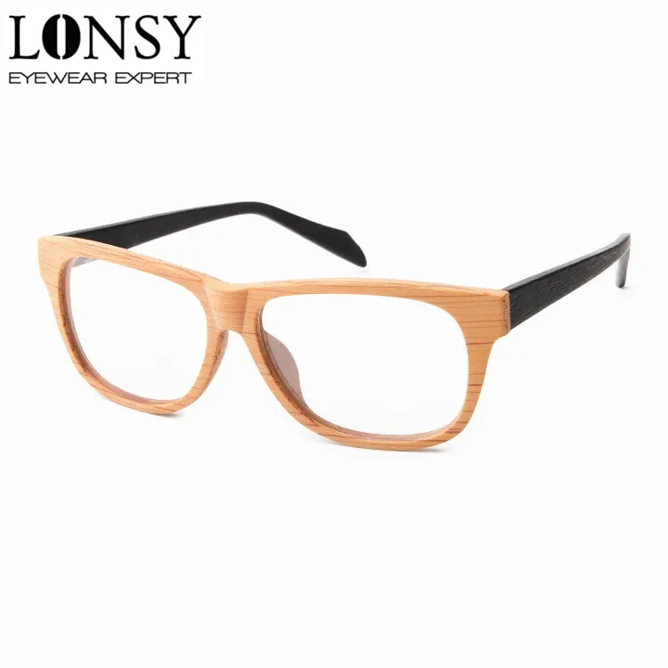 

LONSY Classical style Acetate Glasses Frame Men Brand Designer Eye glasses frames for women oculos de grau femininos TA25904