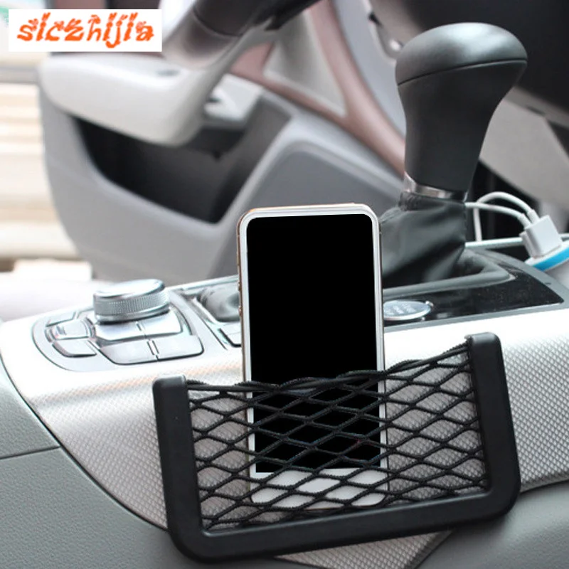 Car storage bag elastic flexible mesh organizer for Toyota Camry Corolla RAV4 Yaris Highlander/Land Cruiser/PRADO Vios Vitz | Автомобили и