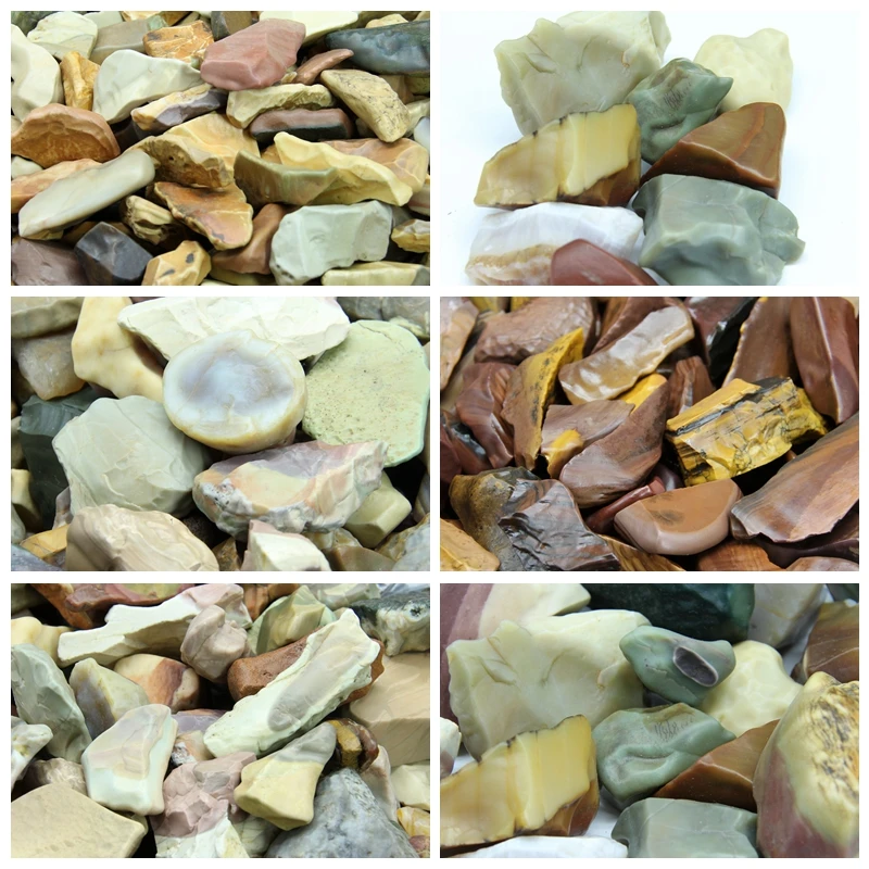 

Alxa Gobi Natural Agate Decorative Marbles Collection Stone Family Fish Tank Decoration Stone