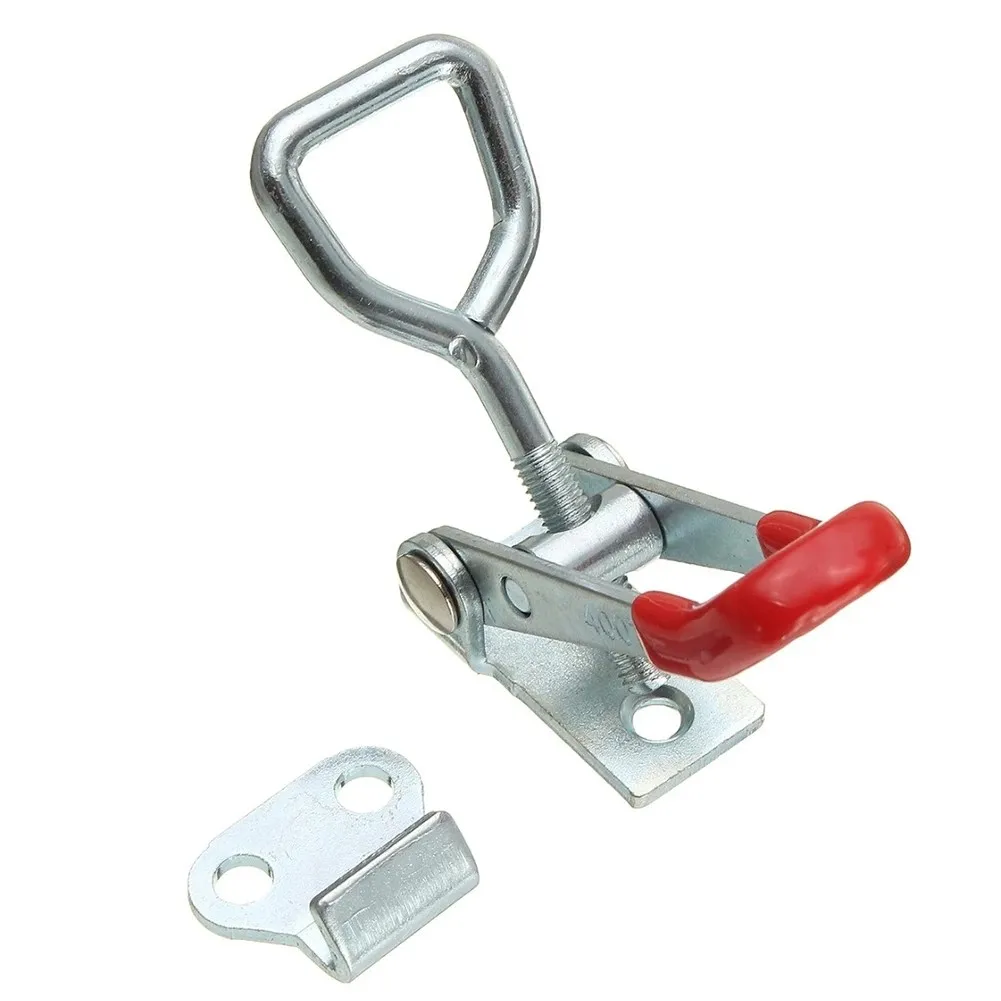 

2PC Hand Tool Toggle Clamp Horizontal Door Bolts Quick Release Tool MUMR999 Woodworking Saddle Clamp 100kg Holding Force