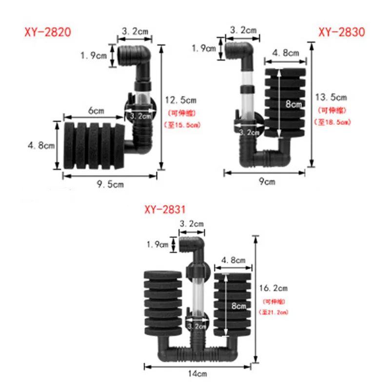 Аквариумный фильтр 1 шт. воздушный насос для пруда креветок Биохимический