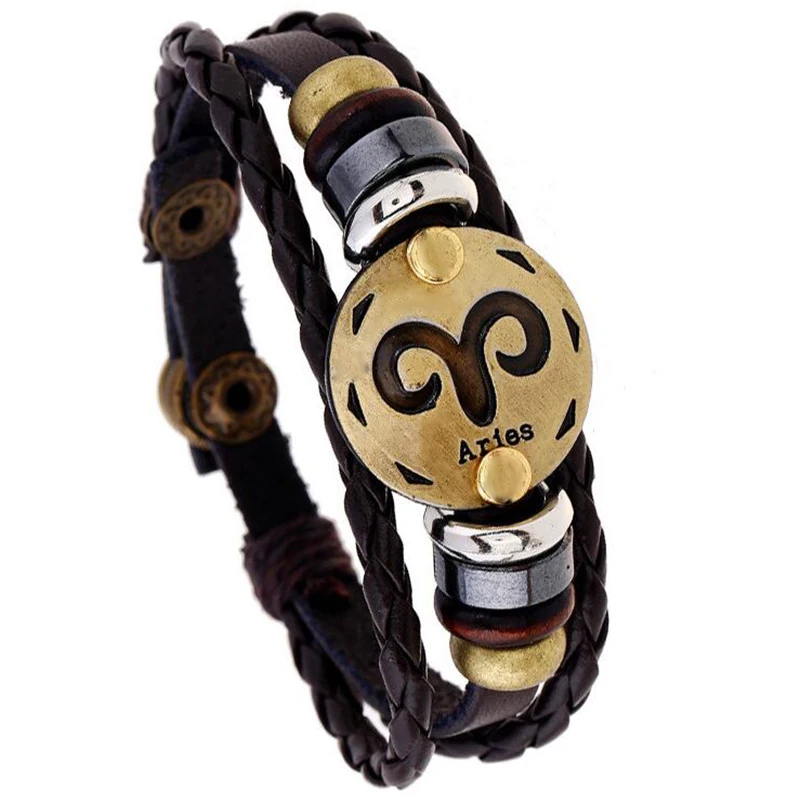 Прямая поставка кожаный браслет из кожзаменителя для мужчин и женщин|leather