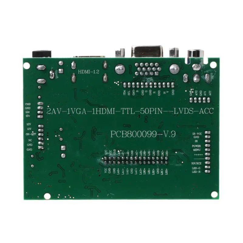 N1HC 1 компл. ЖК TTL LVDS контроллер V + H плата драйвера HDMI совместимый VGA 2AV 50 к|Печатные
