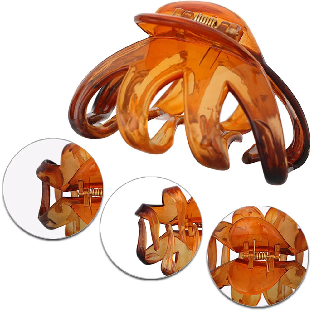 Пластиковый зажим для волос в форме осьминога Шпилька аксессуары женщин