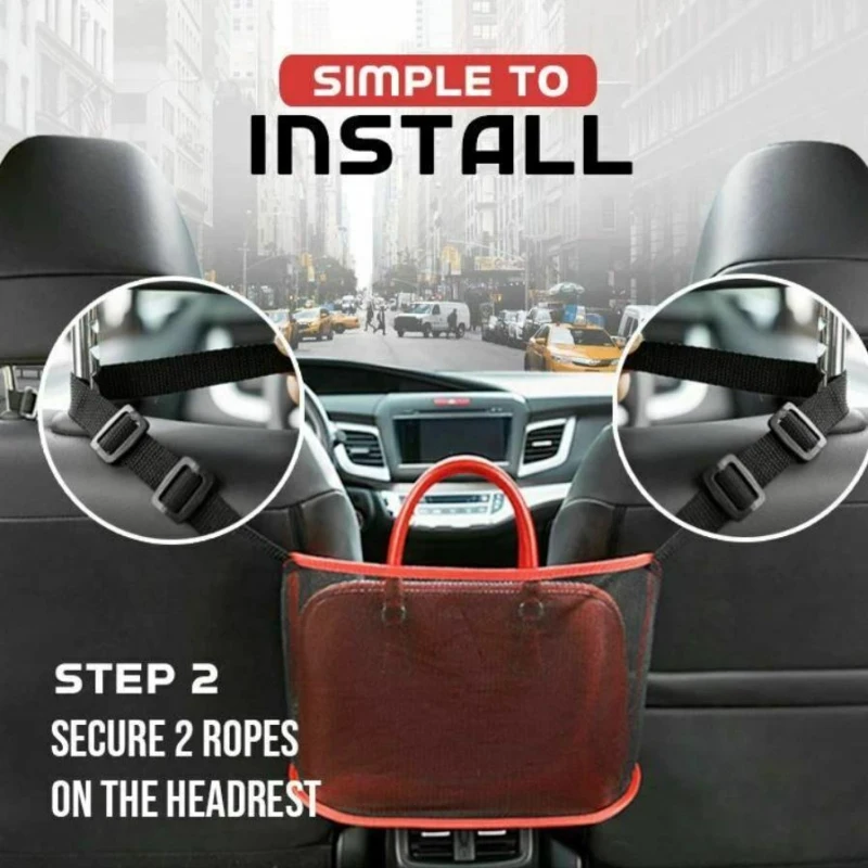 Автомобильный сетчатый Карманный держатель для сумочки 2021 продвинутый выпуск