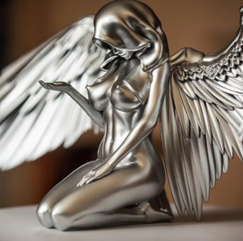 

Art Angel Female Wings Home Decor Charm Resins Christmas Decorations