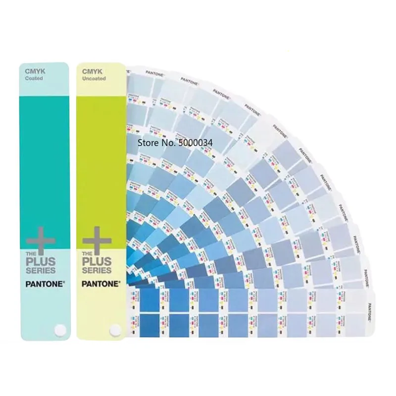 2 книги Pantone CMYK GP5101 с покрытием без покрытия цветное руководство | Строительство и