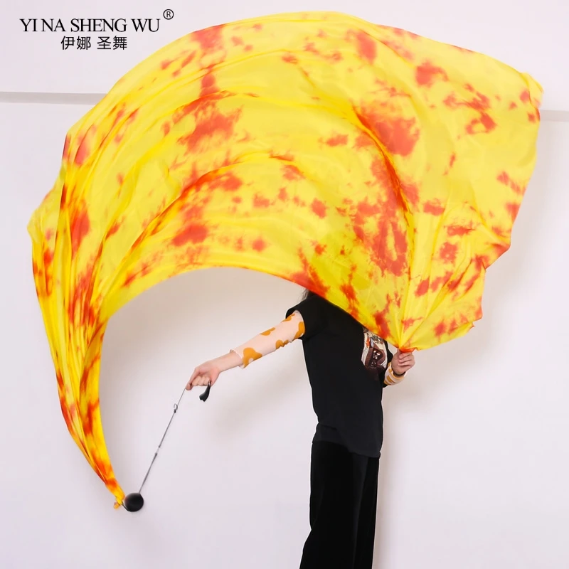 Женский аксессуар для танца живота с радужной градиентной расцветкой|Танец