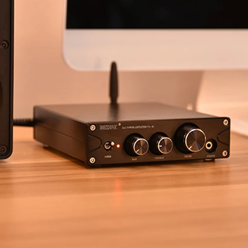 

BRZHIFI Home Power Amplifier Dual TPA3116 High-Power High-Fidelity Bluetooth 5.0 with 9018 Decoding Fever Grade 200W