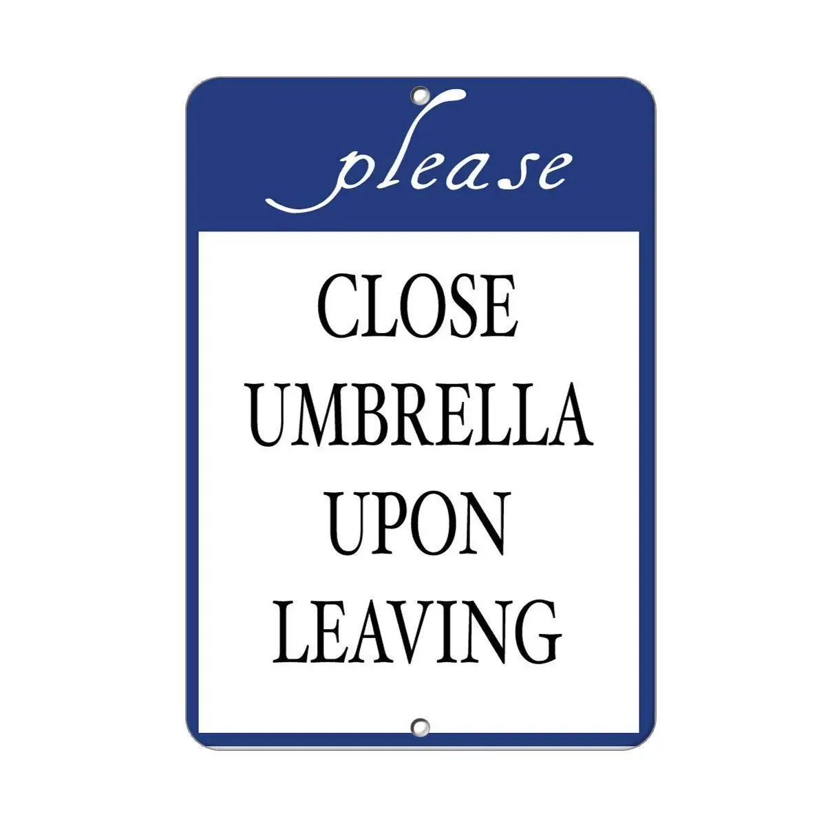 

Metal Tin Sign Rustic Sign Post Please Close Umbrella Upon Leaving Activity Sign Pool Signs Metal Aluminum Sign for Wall Art