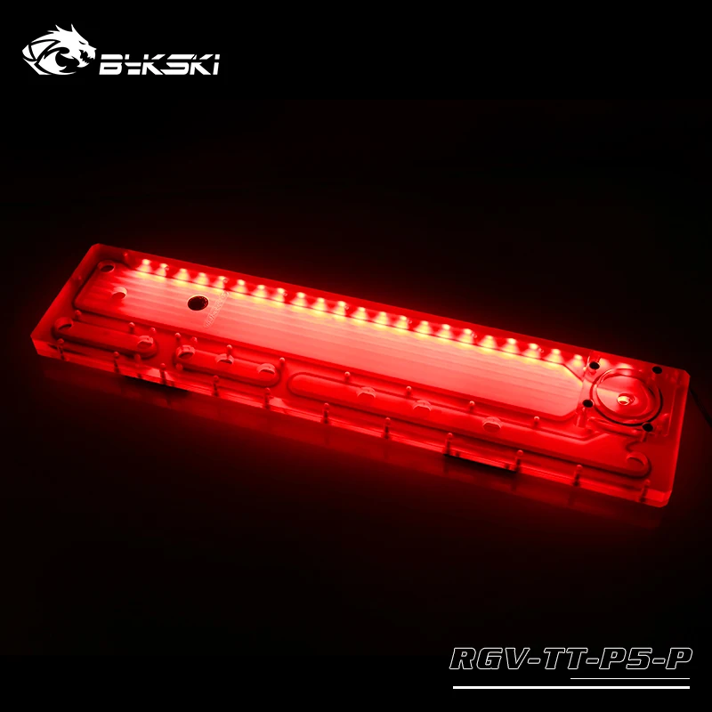 BYKSKI акриловый резервуар для воды для TT P5 компьютерный чехол 5 в rbw поддержка подключения к материнской плате Замена резервуара, RGV-TT-P5-P