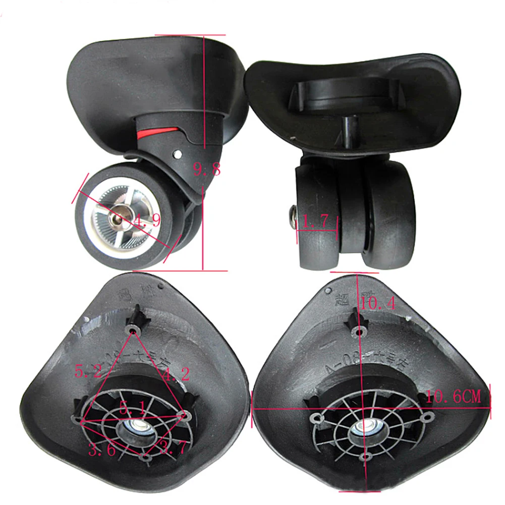 Колеса для чемодана универсальные детали чемоданов путешествий аксессуары