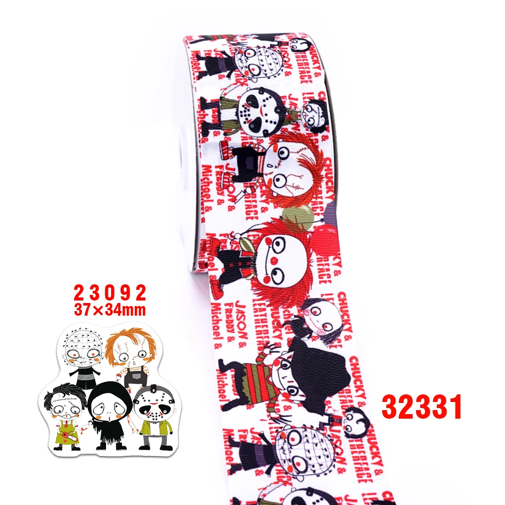 Бесплатная доставка 50 ярдов мультяшная печатная корсажная лента 32324 | Дом и сад