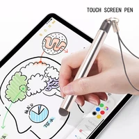 retractable universal touch screen pen capacitive stylus pen for smart phone tablet for ipad point round thin tip