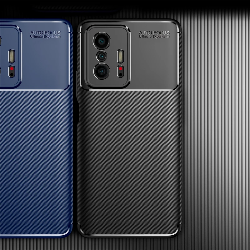 

Чехол для Xiaomi11T, чехол для Xiomi Mi 11T Pro, задняя крышка из углеродного волокна с рисунком для Xiaomi Mi11T Pro, Мягкий Силиконовый противоударный чехол