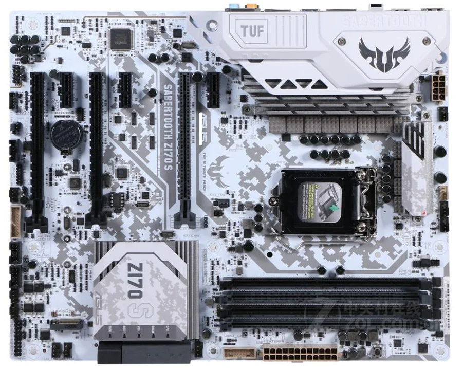 

Оригинальная материнская плата для ASUS SABERTOOTH Z170 S LGA 1151 DDR4 USB3.0 USB3.1 64 Гб Z170, б/у, настольная материнская плата