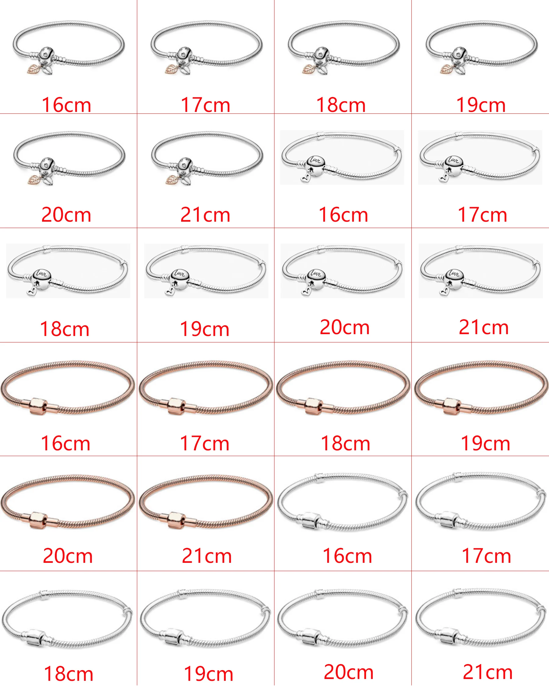 

2021 new style 925 sterling silver fashion DIY cartoon creative basic chain bracelet jewelry factory direct sales