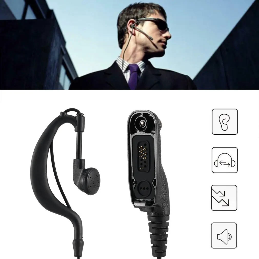 G-образные наушники с микрофоном Ptt для Motorola Xir P8268 P8260 P8200 P8208 скрытый микрофон