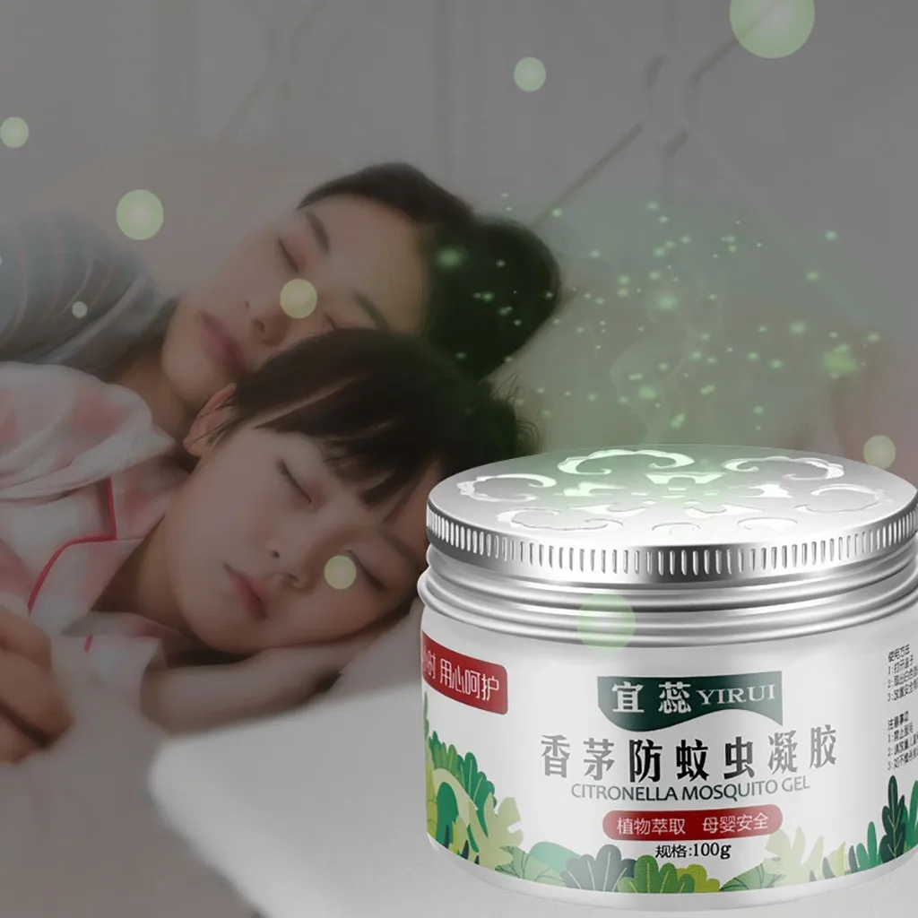 Available For Pregnant Children Natural Mosquito Repellent Scented Gel Protection Pure Citronella Anti-Insect Tool | Дом и сад