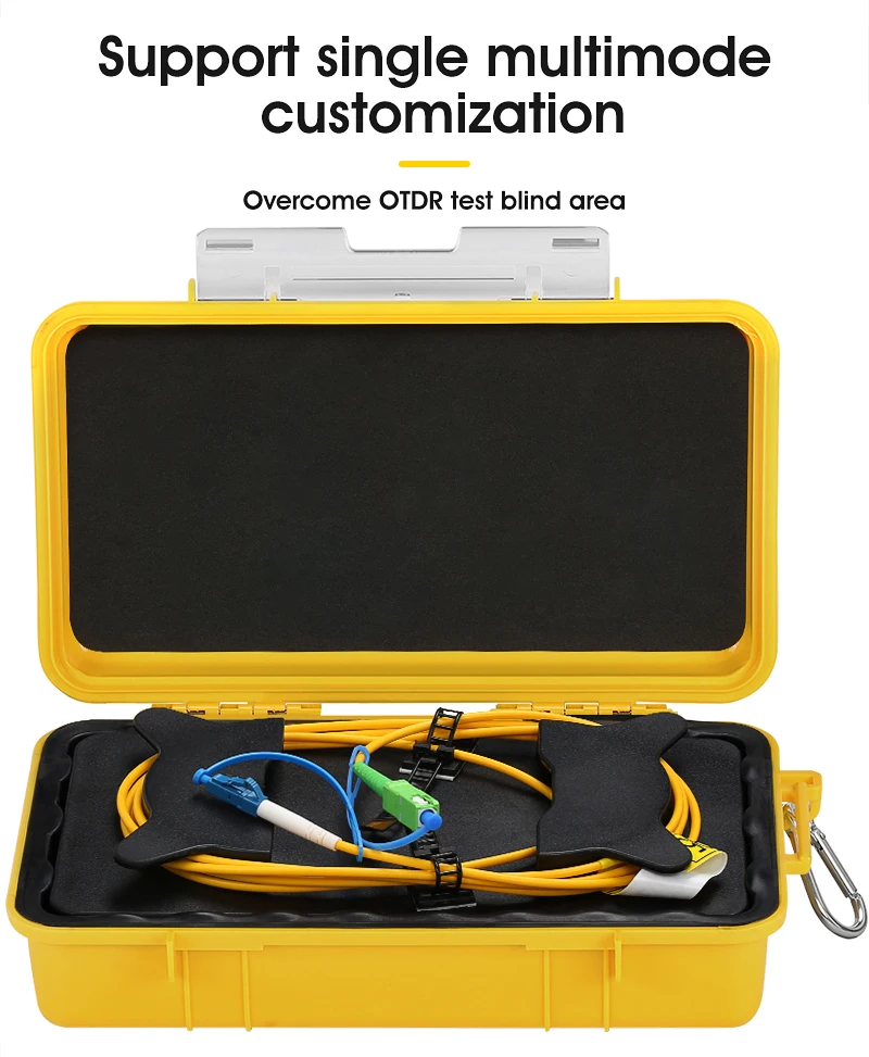 SC/APC-LC/UPC OTDR Zone Eliminator Fiber Rings Optic Launch Cable Box | Мобильные телефоны и аксессуары