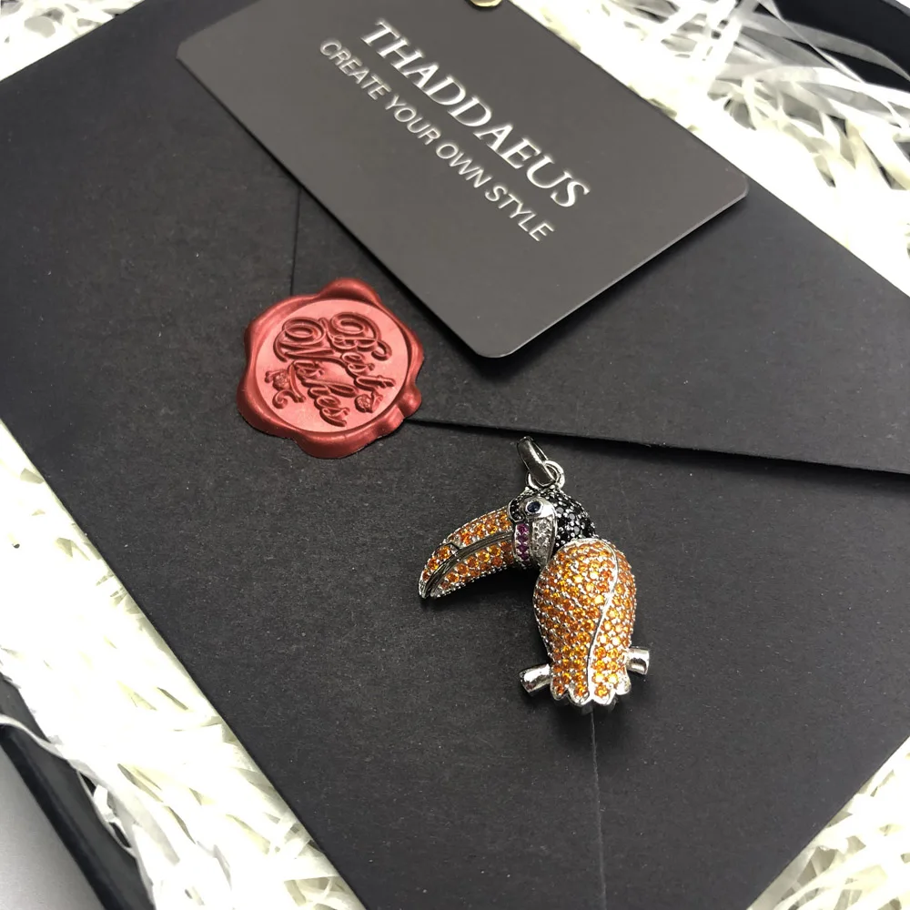 Кулон красочные птицы Тукан Сова попугай Кот Бабочка коала Стрекоза модные