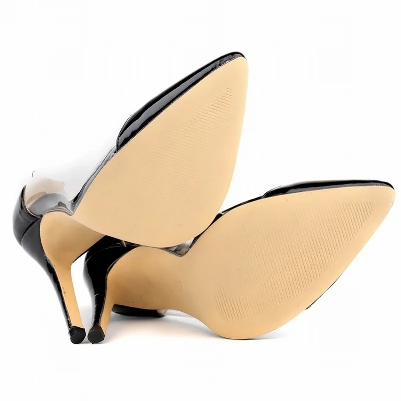 LOSLANDIFEN Womens Patent Leather High Heels Corset Pointed Toe Party Pumps Ladies Wedding Shoes US Size 5-10