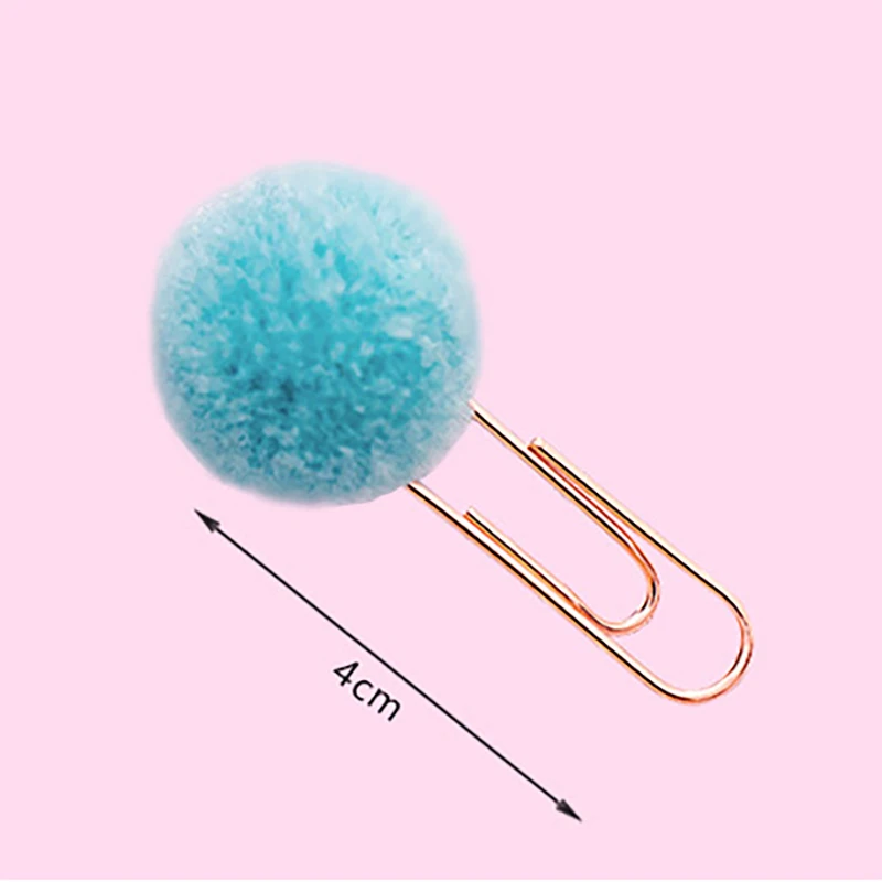 Креативные красочные заколки для бумаги в форме шарика зажим связывания сделай