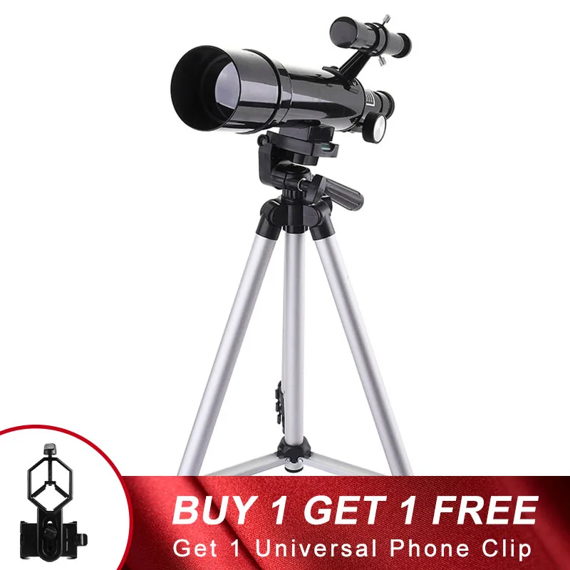 Professional HD Telescope Astronomical Monocular With Tripod 50mm Refractor Night Vision Moon Bird Watching for Kids Adults Gift |