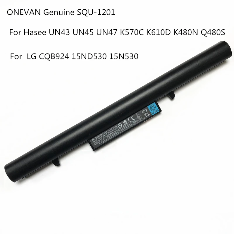 

ONEVAN SQU-1201 Laptop Battery for Hasee UN43 UN45 UN47 K570C K610D K480N Q480S for ASUS SQU-1202 SQU-1303 For Haier 7G-5S X3P