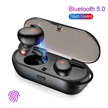 Bluetooth наушники 5 0 Mini TWS беспроводная гарнитура сенсорное