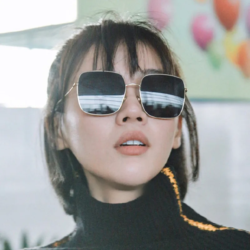 Новые Модные металлические солнцезащитные очки женские брендовые дизайнерские