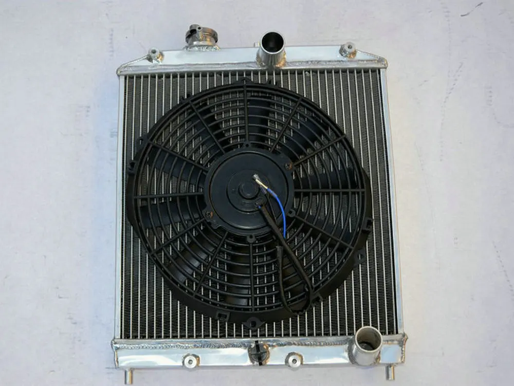 Лидер продаж алюминиевый радиатор 28 мм 3 ряда вентилятор и кожух трубы 1992-2000 для