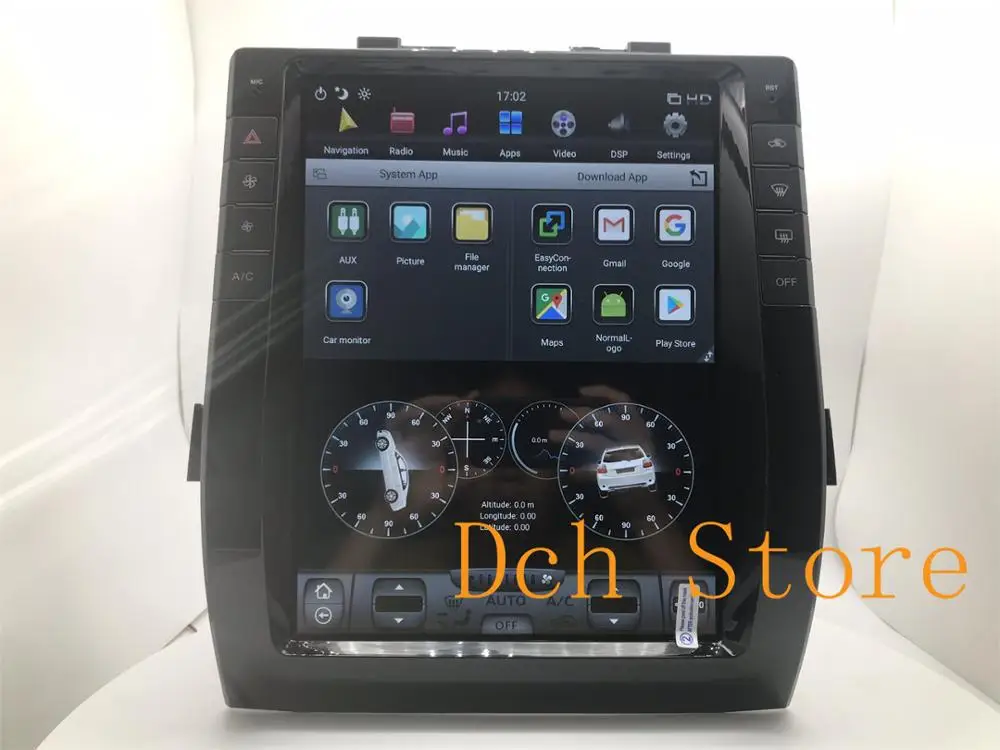 13 дюймов вертикальный tesla стиль Android 9 0 автомобильный DVD плеер GPS навигация для Toyota