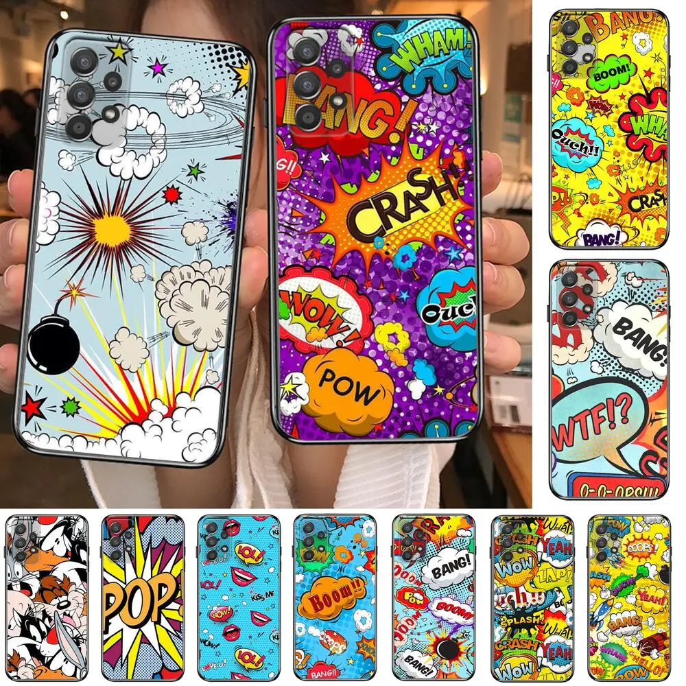 Модный чехол для телефона с изображением героев мультфильмов Samsung Galaxy A70 A50 A51 A71 A52