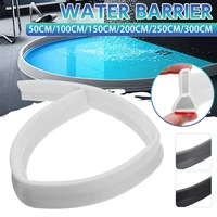 50mm silicone bathroom water stopper blocker shower dam non slip dry and wet separation flood barrier door bottom sealing strip
