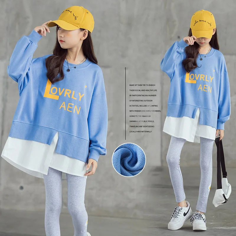 Осенняя Толстовка для девочек-подростков толстовка девочек новинка 2020 детская