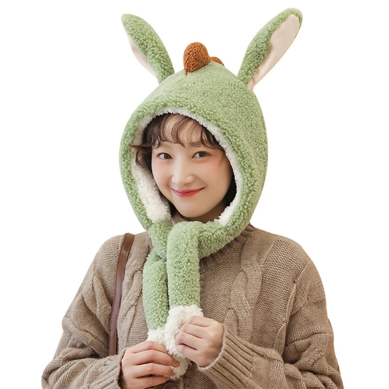 

Women Winter Knit Beanie Hat Cute Rabbit Bunny Ears Skull Cap Party Ear Warmer 649C
