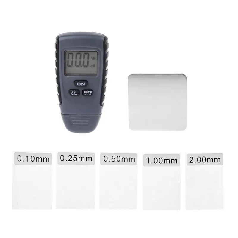 RM660 Paint Coating Thickness Gauge Digital Tester Meter Instrument Iron Aluminum Base Metal Car Automotive Non-Metal 0-1.25 mm |